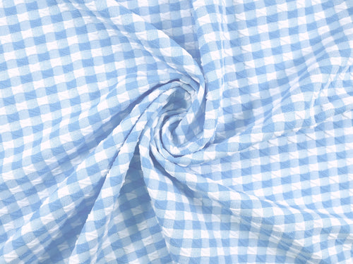 EL7020 - Crosscheck - Gingham Polyester Nylon Spandex Jacquard | EBI Fabrics
