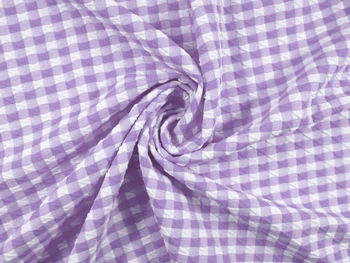 EL7020 - Crosscheck - Gingham Polyester Nylon Spandex Jacquard | EBI Fabrics