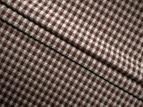 EL7020 - Crosscheck - Gingham Polyester Nylon Spandex Jacquard | EBI Fabrics