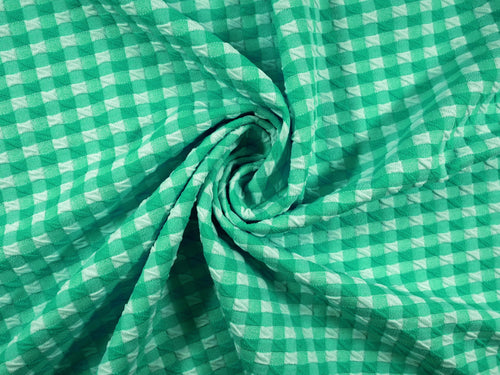 EL7020 - Crosscheck - Gingham Polyester Nylon Spandex Jacquard | EBI Fabrics