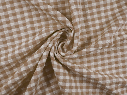 EL7020 - Crosscheck - Gingham Polyester Nylon Spandex Jacquard | EBI Fabrics
