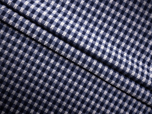 EL7020 - Crosscheck - Gingham Polyester Nylon Spandex Jacquard | EBI Fabrics