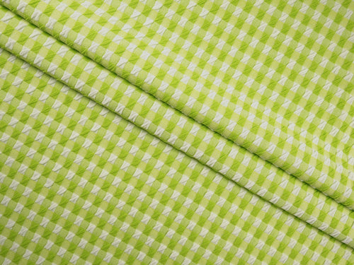 EL7020 - Crosscheck - Gingham Polyester Nylon Spandex Jacquard | EBI Fabrics