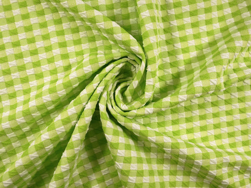EL7020 - Crosscheck - Gingham Polyester Nylon Spandex Jacquard | EBI Fabrics