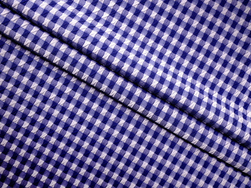 EL7020 - Crosscheck - Gingham Polyester Nylon Spandex Jacquard | EBI Fabrics