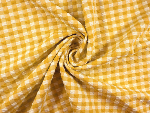 EL7020 - Crosscheck - Gingham Polyester Nylon Spandex Jacquard | EBI Fabrics