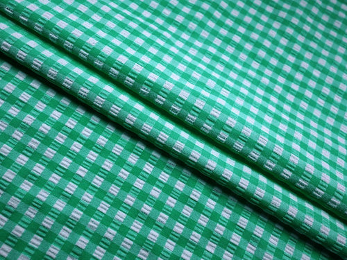 EL7025 - Checkmate - Gingham Nylon Polyester Spandex Woven Jacquard | EBI Fabrics
