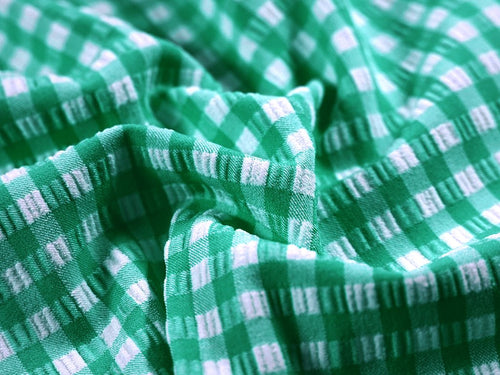 EL7025 - Checkmate - Gingham Nylon Polyester Spandex Woven Jacquard | EBI Fabrics