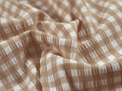 EL7025 - Checkmate - Gingham Nylon Polyester Spandex Woven Jacquard | EBI Fabrics
