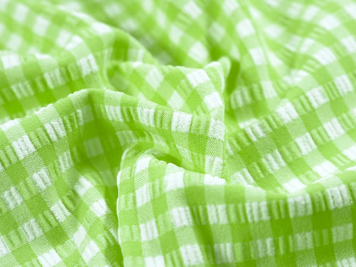 EL7025 - Checkmate - Gingham Nylon Polyester Spandex Woven Jacquard | EBI Fabrics