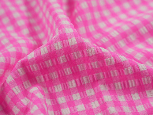 EL7025 - Checkmate - Gingham Nylon Polyester Spandex Woven Jacquard | EBI Fabrics