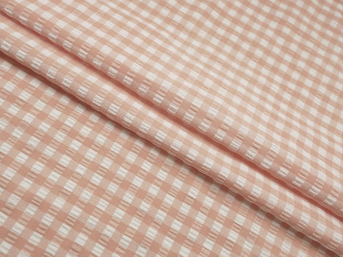 EL7025 - Checkmate - Gingham Nylon Polyester Spandex Woven Jacquard | EBI Fabrics